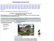 Tablet Screenshot of omahaapartment.com